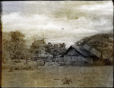 tripe_07 Amerapoora. Hut near Maha Bounghian Kyoung